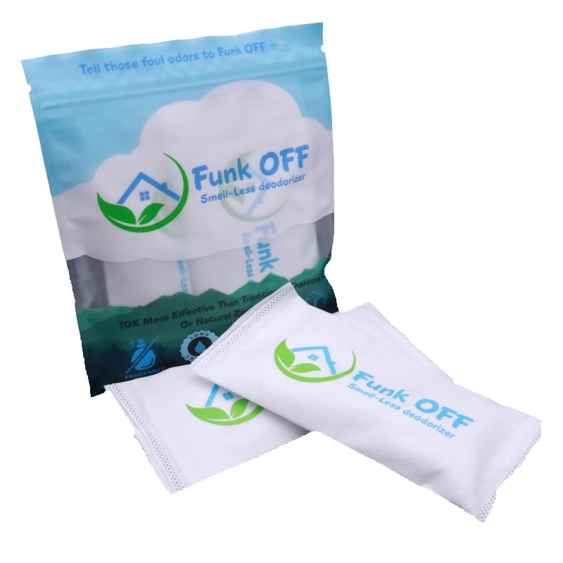 Funk OFF Smell-Less Deodorizer Twin Pack (2x 100g)
