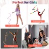 MBAIYO Pack of 3 gymnastics bands with rod, 2 m