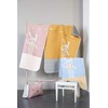 David Fussenegger Neutral Baby Blanket with Rabbit Motif Cotton 70