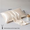 Soifox Satin Cushion Cover 40 x 60 cm, Set of