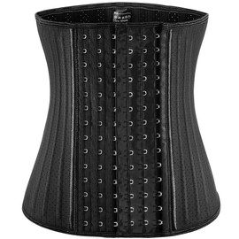 ECOWALSON Waist Trainer for Women Corset Cincher Body Shaper Girdle Trimmer with Steel Bones Extender
