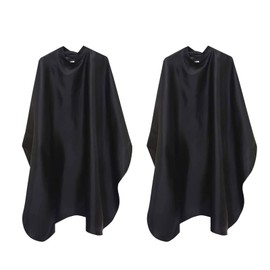Haircut Hairdressing Capes, Barber Cape, Hairdressing Salon Capes, Hairdressing Cape Set, Adjustable Buckle Design for Haircut, Hairdressing, Shops and Beauty Salons, Family, black, Einheitsgröße