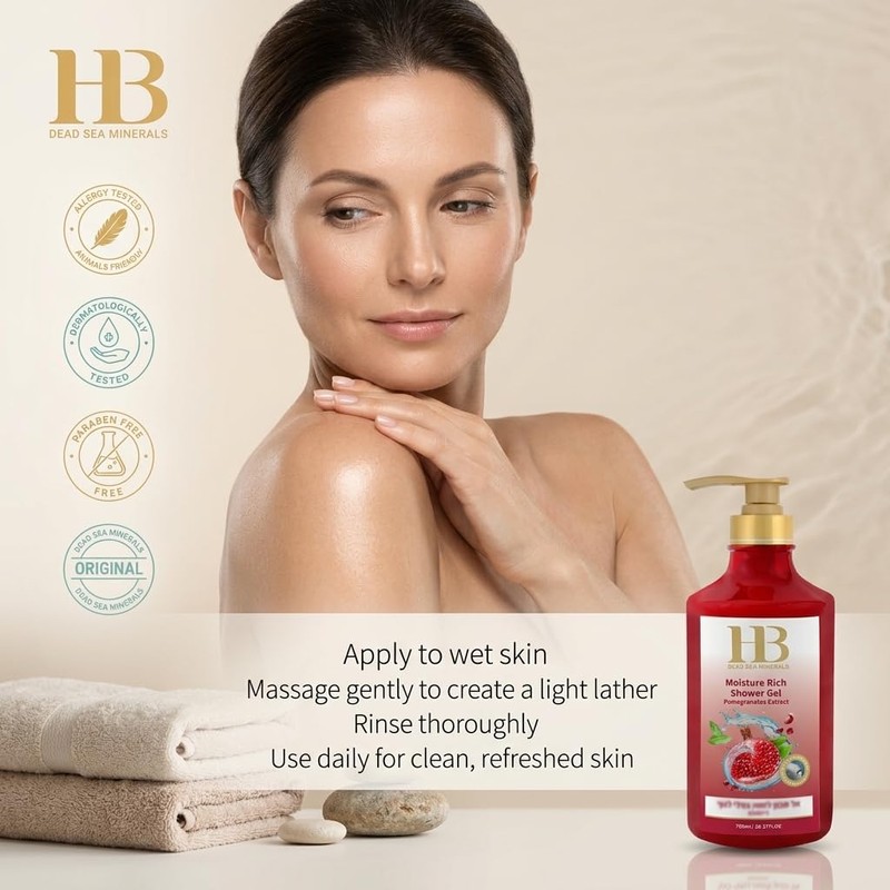 Health & Beauty Dead Sea Minerals Moisture Rich Shower Cream