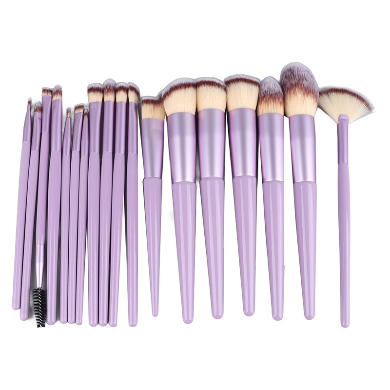 18pcs Makeup Brush Set Artificial Fiber Fashionable Soft Synthetic Cosmetic