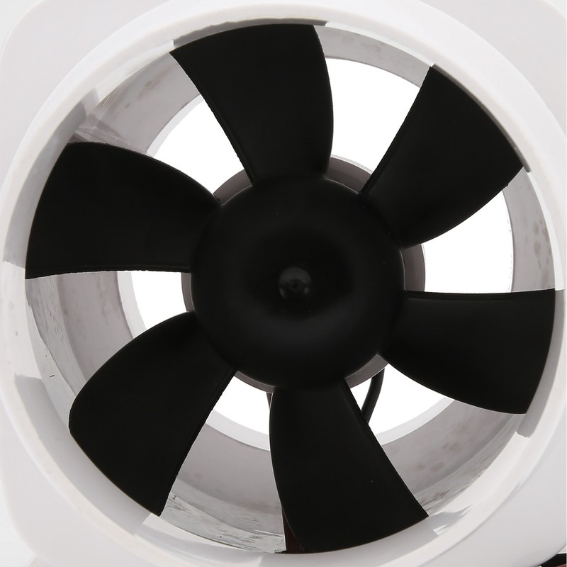4in 270CFM Bilge Air Blower InLine Electric Waterproof White for