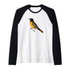 Baltimore Oriole (Icterus galbula) Bird Lover Gift Raglan Baseball Tee