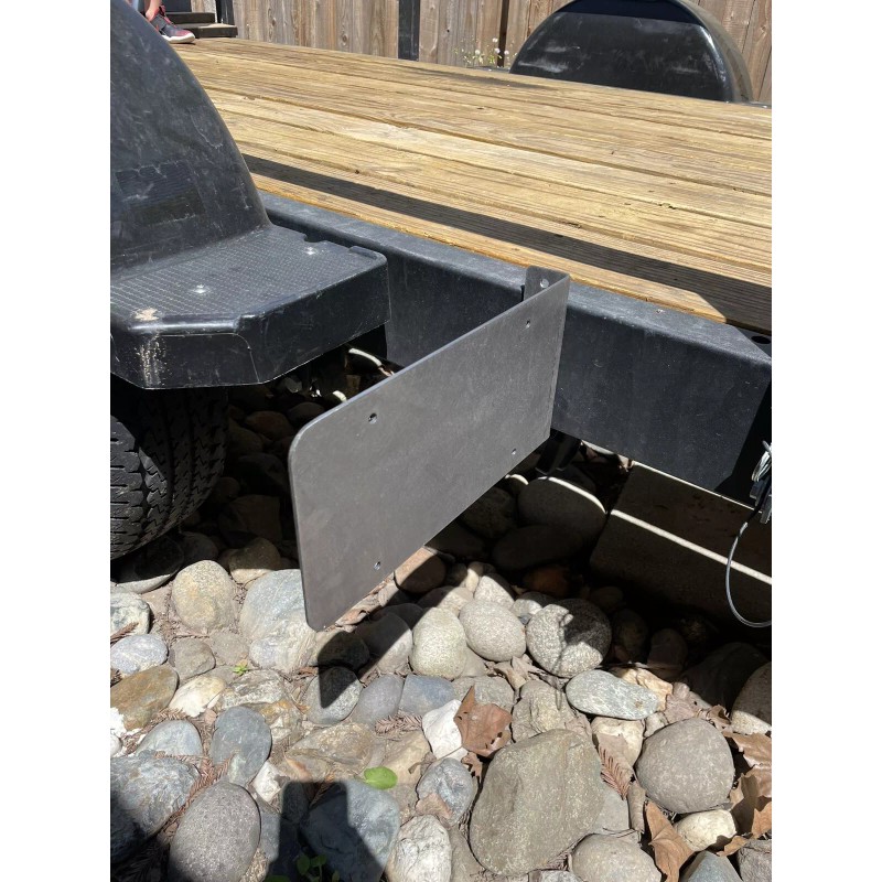 Elevate Metalcraft Side Mount License Plate Holder Trailer Flatbed RV