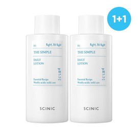 Cynic The Simple Lotion Large Capacity 260ml x 2, 1+1 ((C02T0000007034)) / 싸이닉  더심플 로션 대용량 260ml 2개, 1+1((C02T0000007034))