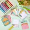 Geyee 24 Pcs Sarcastic Notepads with Sayings Pens Funny Sticky