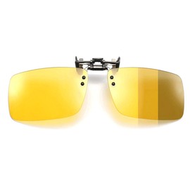 Photochromic Polarized Clip-on Sunglasses (Gray, Yellow)