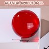 sourcing map 50mm/2" Crystal Sphere Ball Glass Solid Decorative Sphere