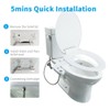 BumBliss Non-Electric Bidet Attachment for Toilet – Self-Cleaning Spray, Adjustable