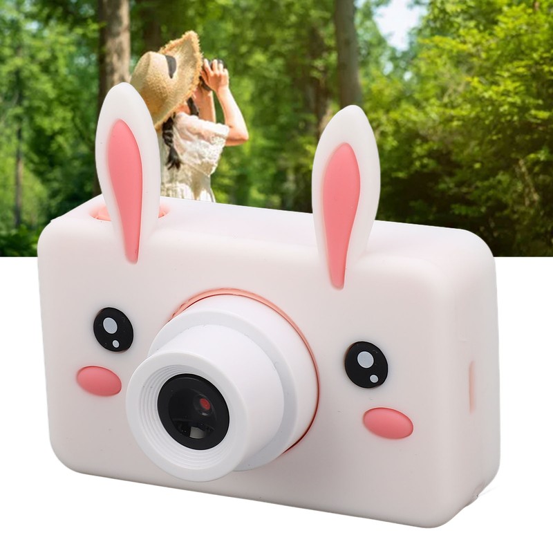 Kids Camera Toys HD 32MP Cute Small Rabbit Shaped Case