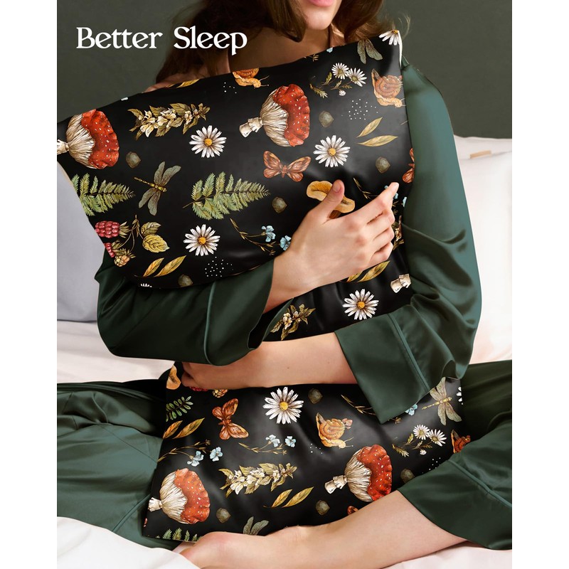 Miss Adola Silk Pillowcase 2 Pack - Cute Pillow Cases