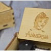 Sooharic Anastasia Music Box, Wind-up Mechanism, Unique Gifts/Collections, Antique Carved