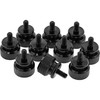 InLine 77770S 10er Pack Rändelschrauben (schwarz) für Gehäuse, 12mm