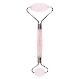 Skin Gym Face Roller for Wrinkles and Lifting - Anti-Aging Face Massager Skin Care Beauty Tool - Boost Radiance, Rejuvenate Skin, Sculpt, Lift and Define, Rose Quartz