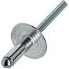 Large Flange Pop Rivets 1/8" x 3/8" Aluminum Body Steel