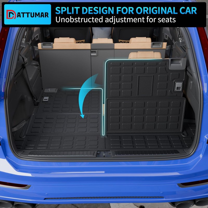 Cargo Mat Compatible with 2010-2024 Toyota 4 Runner 7 Seat