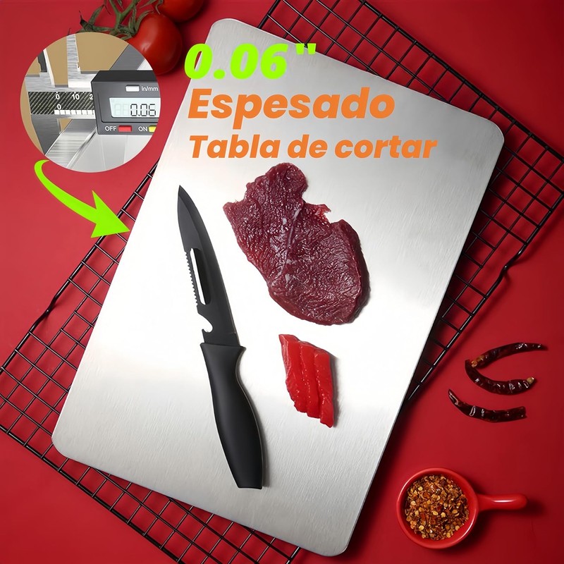 Tabla de Cortar de Titanio Puro TUYHILAQ 2025 Grosor Superior