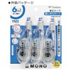トンボ鉛筆 修正テープ MONO モノYS 6mm 3個 KCA-327