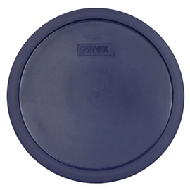 Pyrex (3) 7403-PC 10-Cup, (3) 7402-PC 6/7-Cup, & (3) 7201-PC 4-Cup Blue Food Storage Replacement Lids - Made in USA