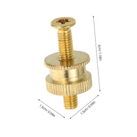 SUPVOX Guitar Bridge Saddle Screw String Locking Replacement Screw for Electric Guitar Bridge Easy to Adjust Tone Durable Construction Essential Tool for Guitarists