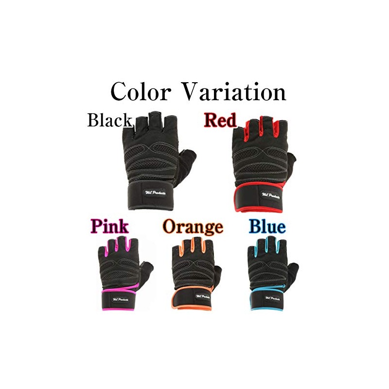 Training Gloves, Muscle Training Gloves, Wrist Wraps, Gym, Pull Ups,