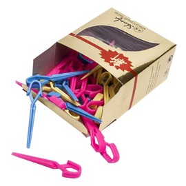 FRCOLOR 70pcs Colorful Small Hairdressing Clips for Salon Cold Wave Location Hairpin Tools Smooth Surface Plastic Hairpins for Hairdressers Easy to Hold Sectioning and Styling Random Color