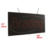 Braiding Sign, TOPKING Signage, LED Neon Open, Store, Window, Shop,