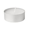 EDZARD 16 Maxi Tea Lights Diameter 58 mm White Unscented
