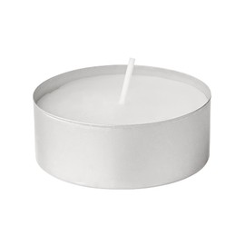EDZARD 16 Maxi Tea Lights Diameter 58 mm White Unscented Aluminium Cover