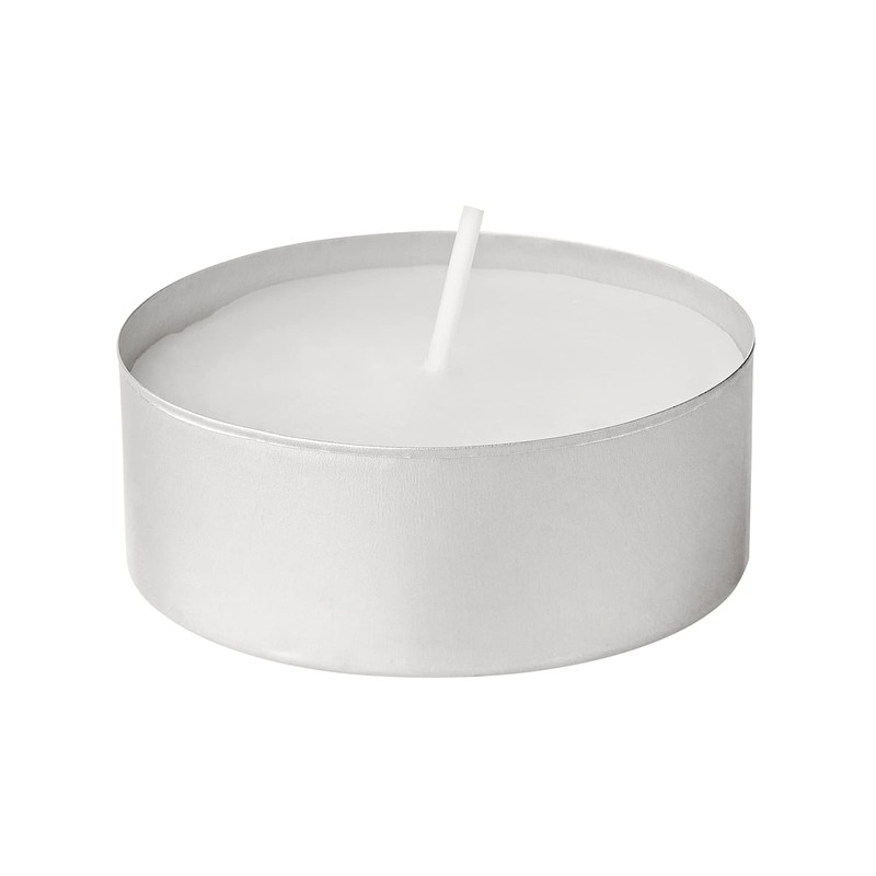 EDZARD 16 Maxi Tea Lights Diameter 58 mm White Unscented