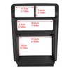 Kojem Double Din Install Bezel Kit Compatible with 1994-2002 Ford