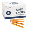 Madisi Golf #2 HB Half Pencils, 3.5" Mini Pre-Sharpened, 144