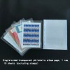 Clear Stamp Pages for Stamp Album Binder, 1 Pocket Page