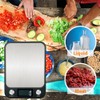 LEVADA PLUS Multifunktionale digitale Küchenwaage (15 kg) mit großem LCD-Display,