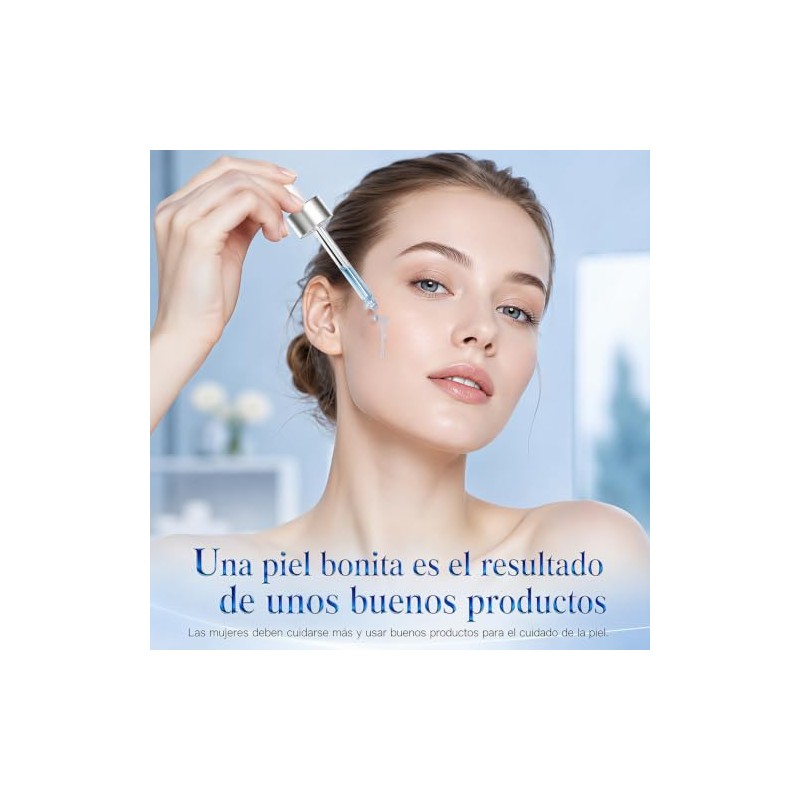 2pcs Sérum Facial de Péptido de Cobre，Reafirmante y revitalizante