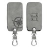 kwmobile Car Key Case Compatible with Renault 4-Button Smartkey Car