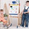 Costzon 3 in 1 Kids Art Easel with Paper Roll,