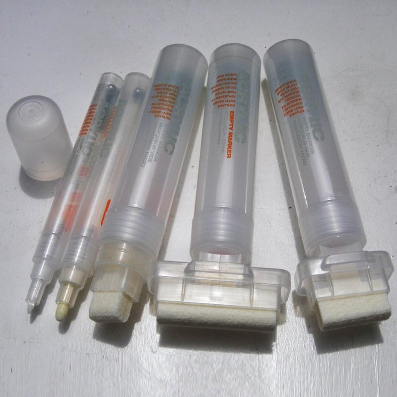 Montana Acrylic Empty Refillable Paint Marker Set of 5