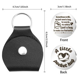 Gifts For Boyfriend Christmas Gifts Stocking Stuffers For Him Long Distance Friendship Gifts for Couples His And Hers Gifts Pocket Hug Token Keychains Recovery Gifts for Couple Encouragement Gifts