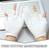 Lilbitty 3 Pairs Cotton Gloves for Dry Hands, Moisturising Gloves