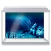 DV DESIGN Aquarium Fish Tank Background 32x21 cm - Atlantis