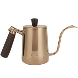 700ml Portable Stainless Steel Coffee Pot Long Gooseneck Spout Pour Over Coffee Kettle Home Cafe UseRose Gold 700ml