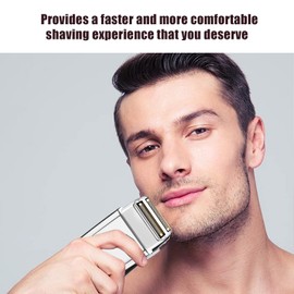 VALLNEI Replacement Foil and Cutters Compatible with BaBylissPRO Double Foil Shaver, Replacement Foil Compatible with BaBylissPRO FXFS2 Shaver,2 PACK (Silver)