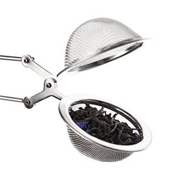 HIC Acero Inoxidable Infusor De Té Malla, 3 pulgadas, Bola con cierre, 1.5" (3.75 cm), Metálico, 1