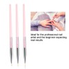 HURRISE Nail Art Pen, 3 Unids Nail Art Dotting Liner