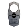 Signs ByLITA Do Not Enter Door Hanger - Brushed Silver,