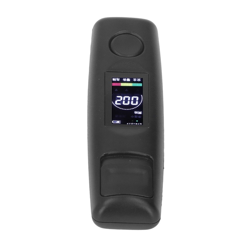 Black Portable Breathalyzer Professional Noncontact High Accuracy Alcohol Tester Rechargeable